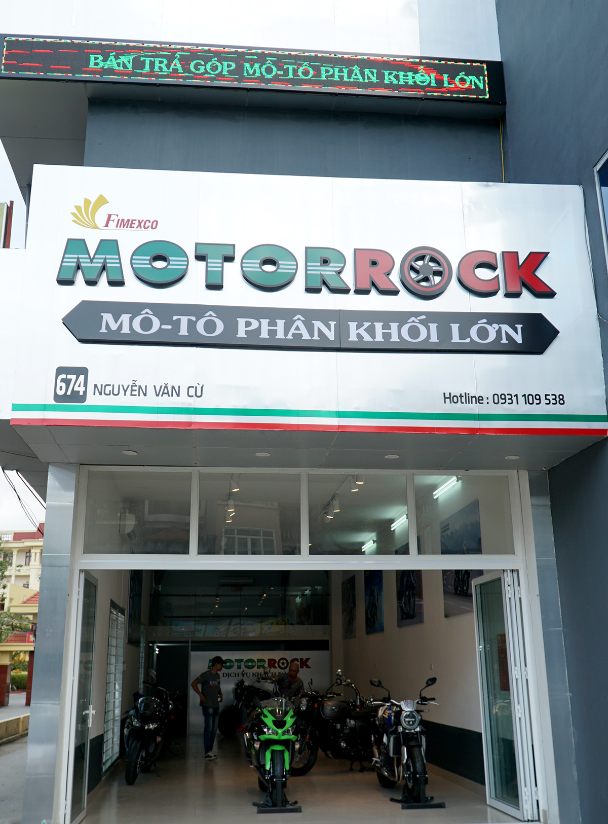 showroom Motorrock hà Nội