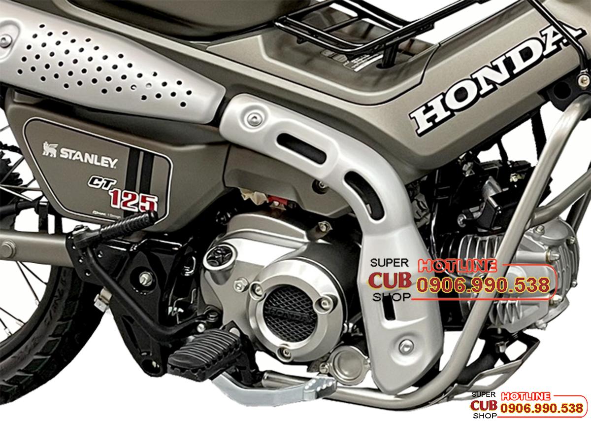 Hình chì tiết Honda CT125 ABS bản giới hạn Stanley siêu hiếm