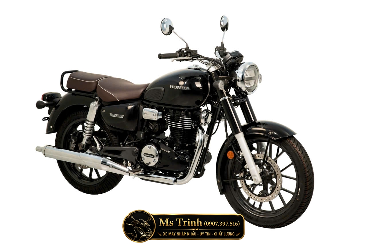 Honda CB350C Pro màu đen bóng phong cách classic hiện đại dành cho người yêu mô tô hoài cổ