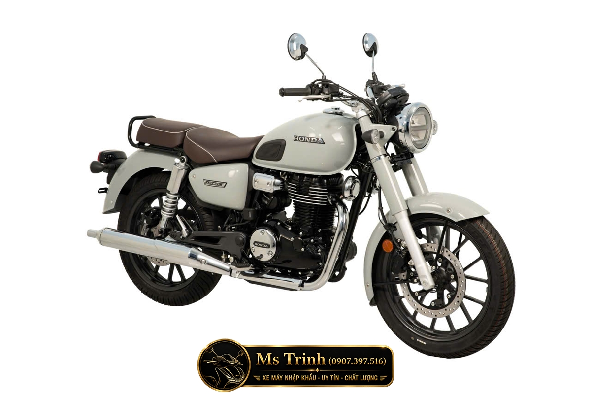 onda CB350C Pro màu xám xi măng thời thượng mang phong cách retro roadster cực kỳ cá tính
