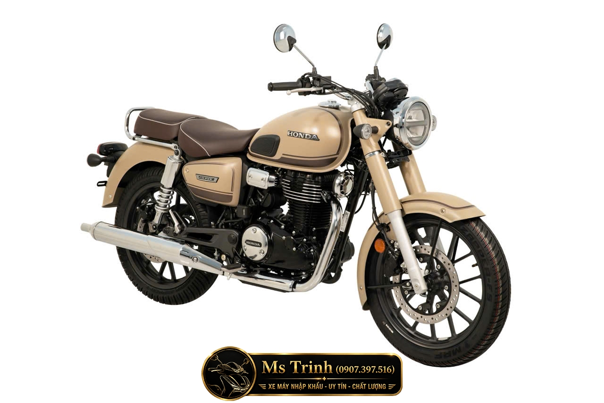 Honda CB350C Special Edition màu vàng cát nhập khẩu nguyên chiếc với phong cách retro châu Âu cổ điển