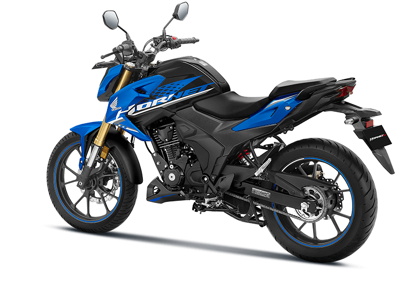 Honda Hornet 2.0 184cc góc sau với mâm thể thao, phanh đĩa ABS và thiết kế đuôi cao