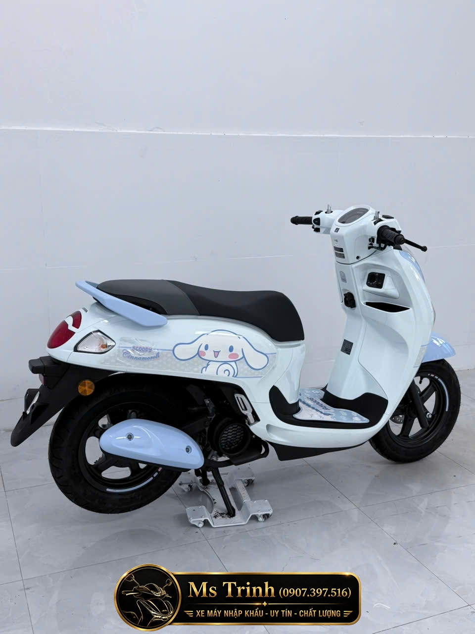Xe Scoopy Cinnamoroll giới hạn 2000 xe với màu xanh pastel độc quyền Xe Scoopy Cinnamoroll giới hạn 2000 xe với màu xanh pastel độc quyền