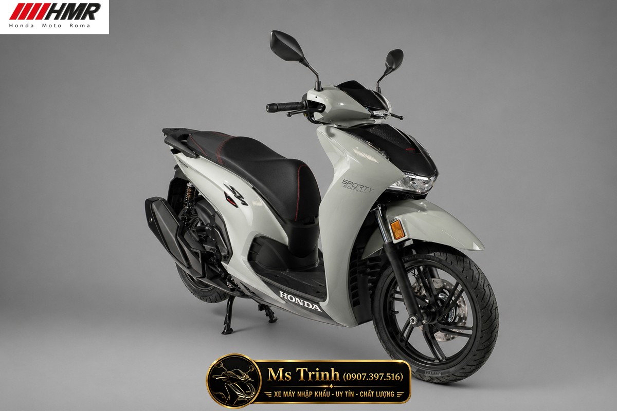 Cận cảnh Honda SH350i nhập Ý 2026 phiên bản Sporty với phong cách thể thao đầy sang trọng