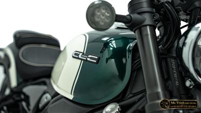 CFMOTO 450 CLC AMT 2026 trắng xanh Cruiser yên thấp 705 mm, số tự động nam nữ đều dễ cầm lái