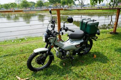 Honda CT125 2025 Màu Xanh Ghi đủ phụ kiện siêu HOT
