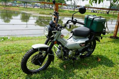 Honda CT125 2025 Màu Xanh Ghi đủ phụ kiện siêu HOT