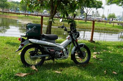 Honda CT125 2025 Màu Xanh Ghi đủ phụ kiện siêu HOT