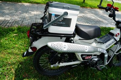 Honda CT125 2025 Trắng Sữa full phụ kiện đồ chơi