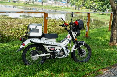 Honda CT125 2025 Trắng Sữa full phụ kiện đồ chơi