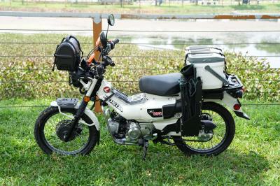 Honda CT125 2025 Trắng Sữa full phụ kiện đồ chơi