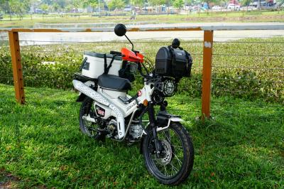 Honda CT125 2025 Trắng Sữa full phụ kiện đồ chơi