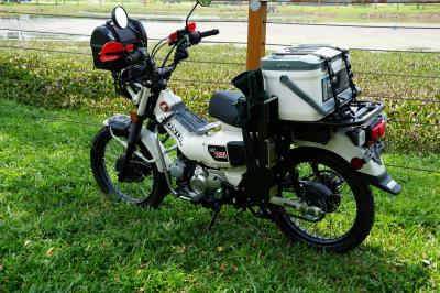 Honda CT125 2025 Trắng Sữa full phụ kiện đồ chơi