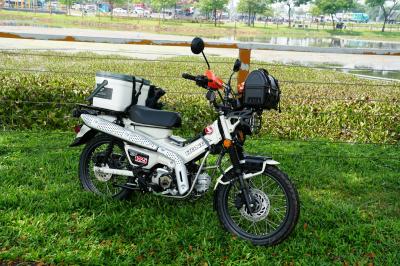 Honda CT125 2025 Trắng Sữa full phụ kiện đồ chơi