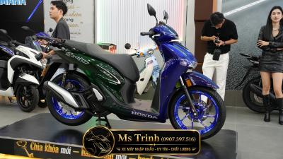 Honda SH150i Italy Super Vetro 2 In 1 2026  Phiên Bản Custom Hai Sắc Xanh Giới Hạn 200 Xe