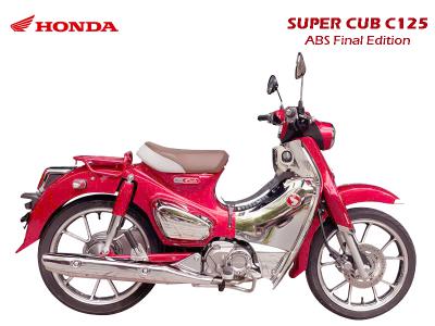 Honda Super Cub 125 Final Edition 2024 màu đỏ nhập Nhật, giới hạn 100 xe