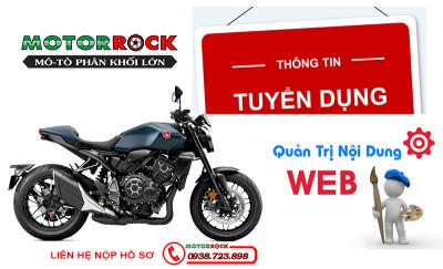 Tuyển dụng quản trị website Motorrock, cơ hội thăng tiến