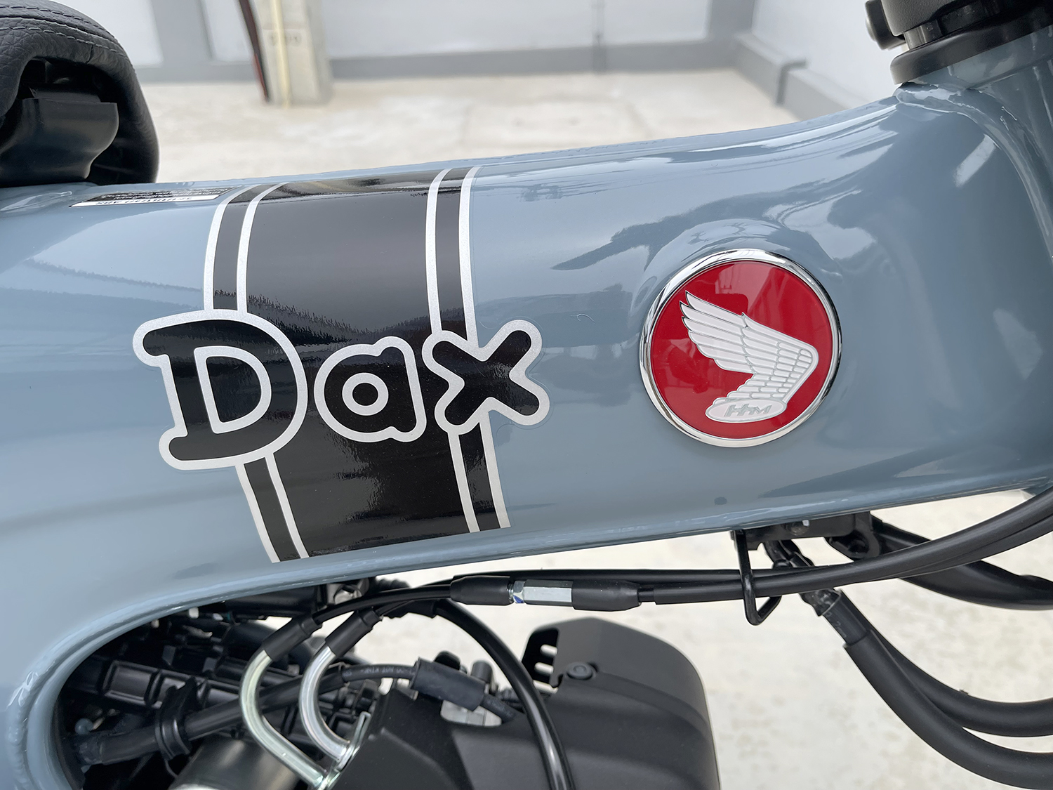 logo Honda Dax ST125 ABS 2023 màu xanh