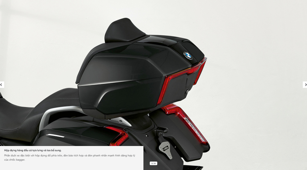 Thùng hành lý BMW K1600 Grand America 2022