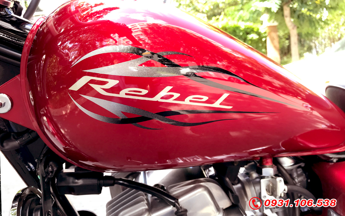 Thùng xăng Honda Rebel 250 2016 đỏ
